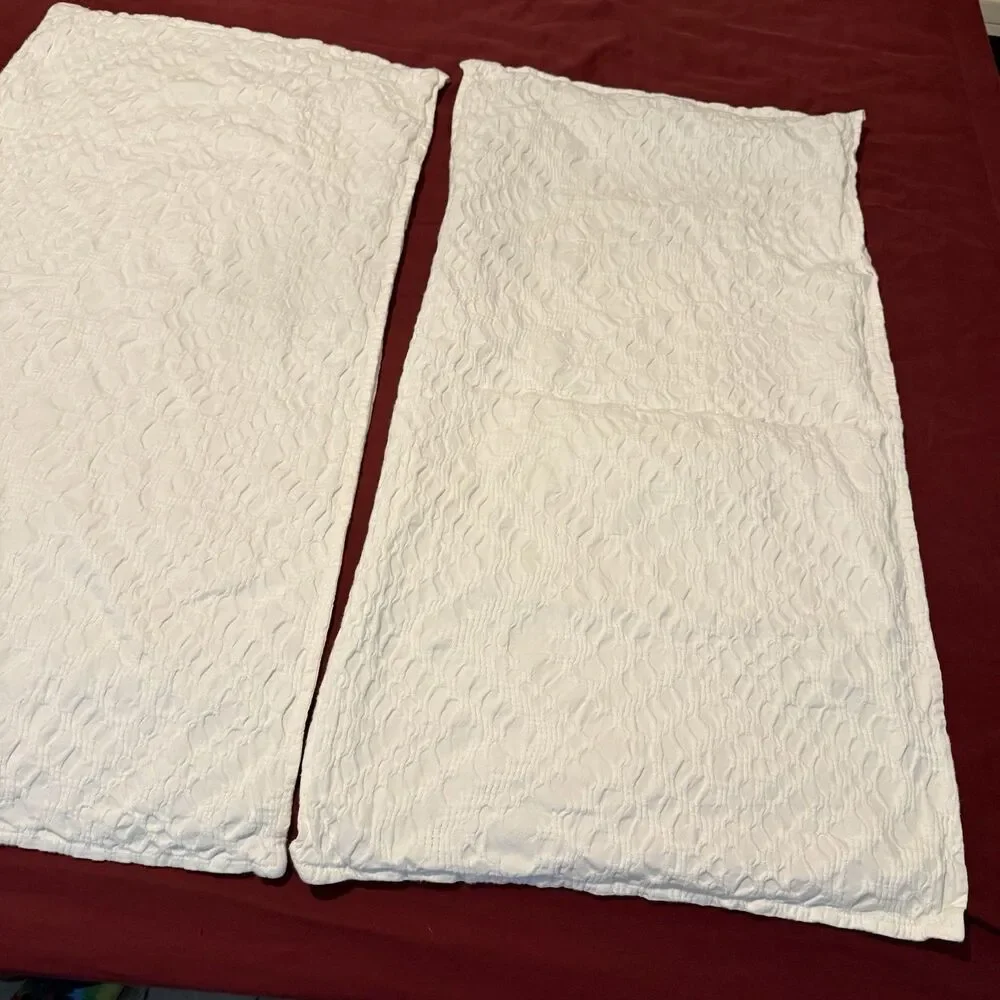 Lucky Brand Home White Duvet Set 2 Shams Taos Mateless King Country Cottage